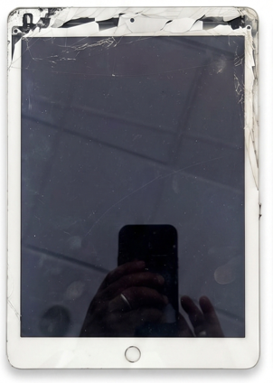 Tablet rota antes de reparar Guadix